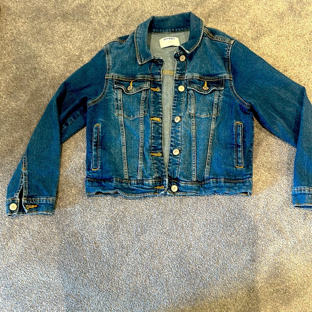 Old Navy, Jean jacket excellent condition. Youth size large 10-12